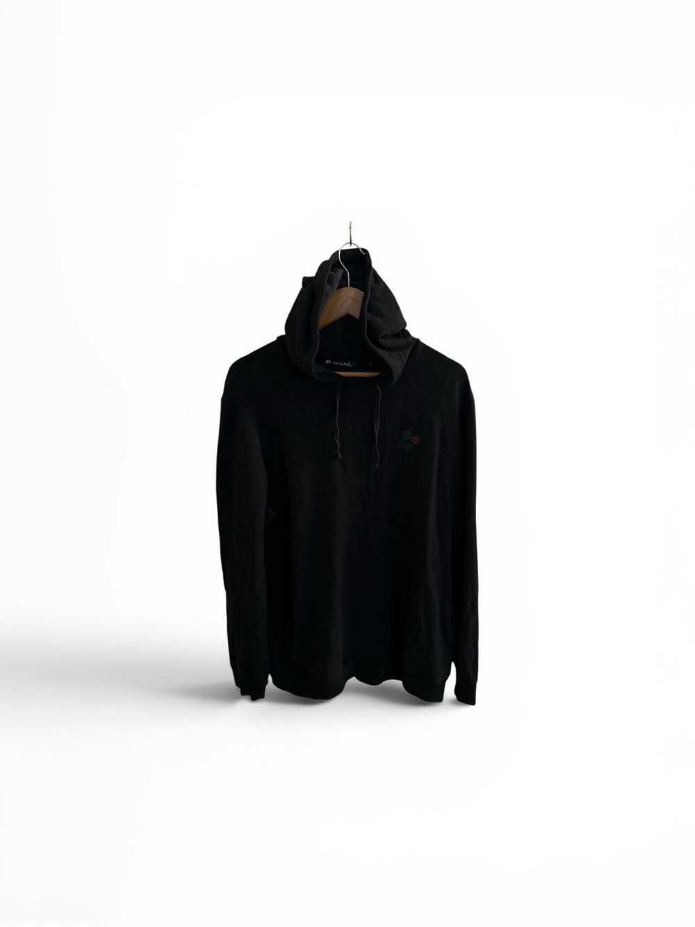 Travis Mathew Black Pullover Hoodie with Subtle Logo